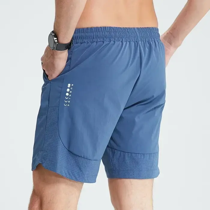 Shorts de sport respirants pour hommes, pantalons de survêtement à séchage rapide, jupes élastiques 