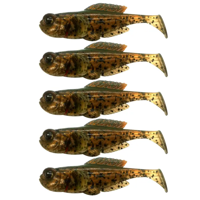5 pièces/paquet Goby Paddle appât souple 80mm 9.5g nouveau Swimbait conception Ultra réaliste leurre