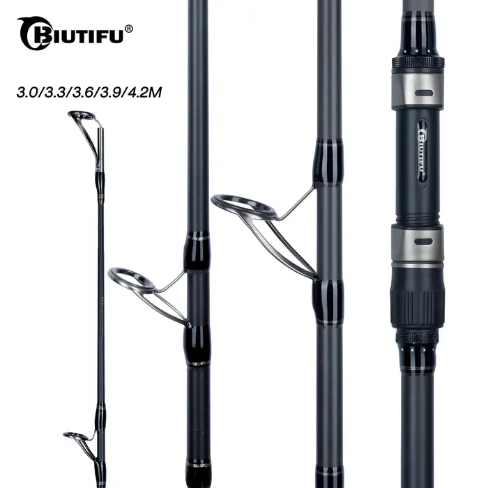 BIUTIFU BIGFISH-Canne à Pêche à la Carpe en Carbone T800, Lancer Artériel, Surfcasting, Dur, Voyage,