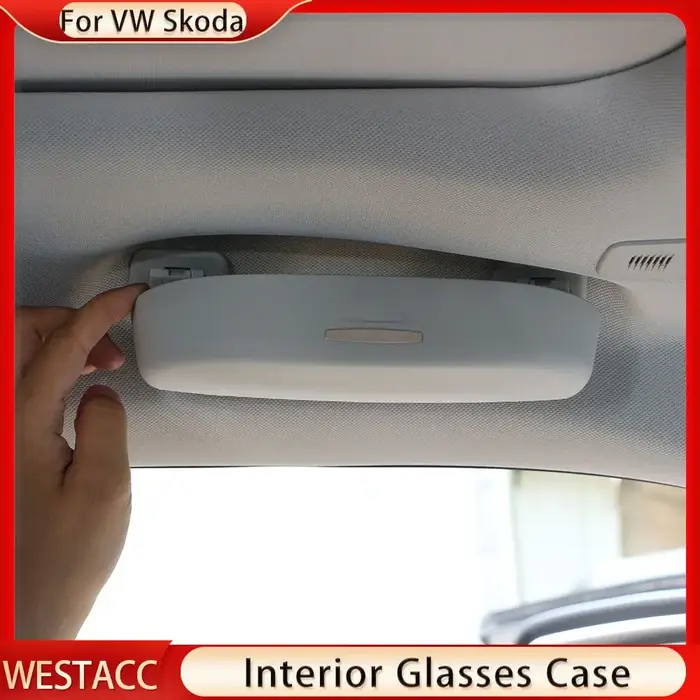 Étui en ABS pour lunettes de soleil, support pour VW Touareg 2018 – 2021 pour Skoda Karoq kodiaql, b
