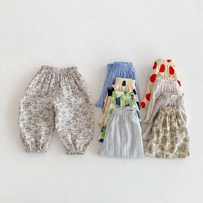 Pantalon d'été résistant aux moustiques pour enfants, vêtements d'extérieur, nouveau pantalon imprim