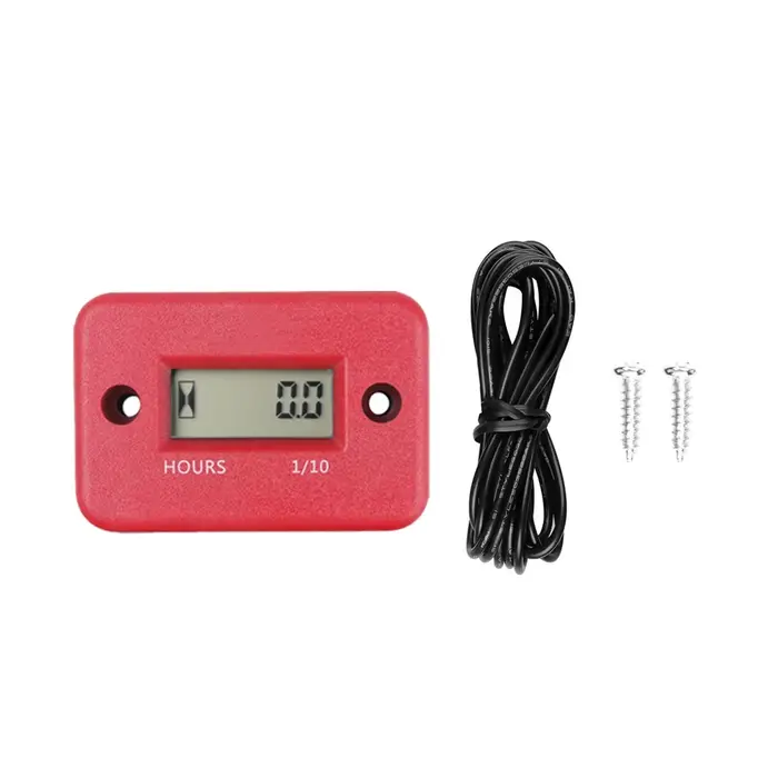 Compteur horaire numérique LCD pour Instruments de moto ATV, horloges, générateur de bateau de moton