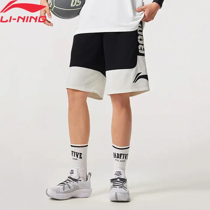 Shorts Li-Ning BADFIVE basket-ball compétition hommes - Bas de sport respirant confortable en polyester