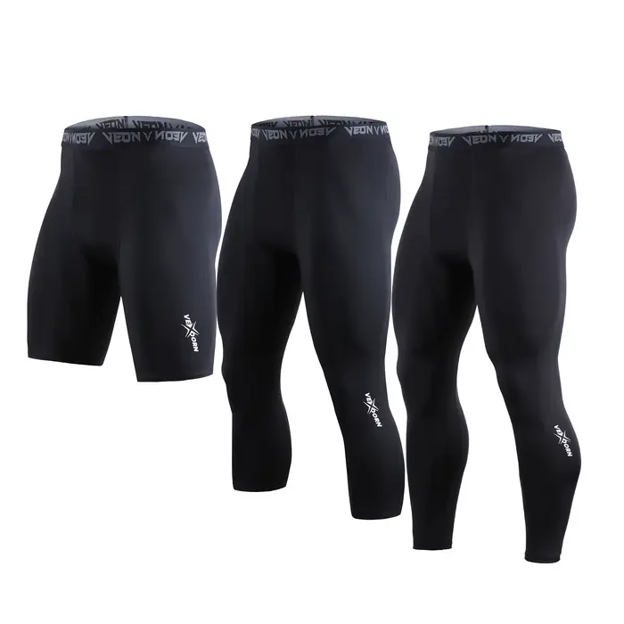 Pantalons de Compression pour hommes, collants Cool et secs, couche de base de sport, collants de co