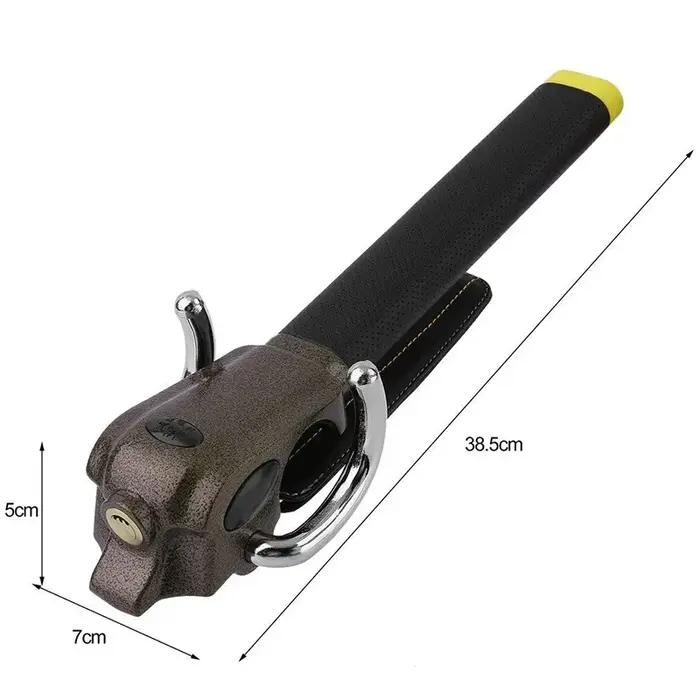 EAFC – serrure antivol pour volant de voiture, en acier inoxydable, pliable, antivol, Protection de 