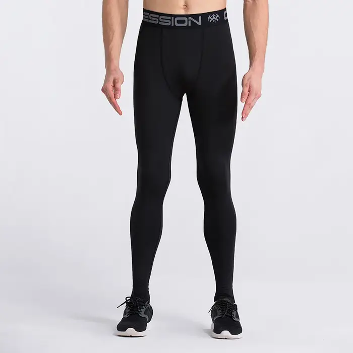 Leggings de compression homme pour gymnastique fitness basket-ball jogging pantalon d'entraînement sec sportif pour hommes activités extérieures et salle de sport