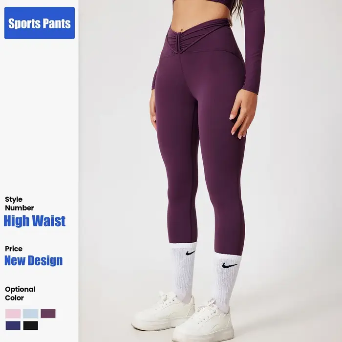 Cloud Hide – pantalons de sport violets pour femmes, longs pantalons de Yoga, d'entraînement à domic