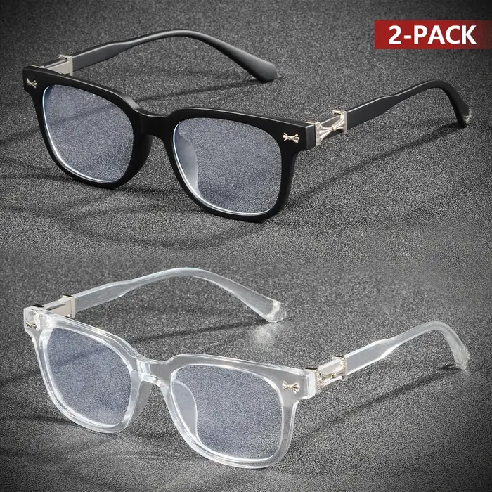 CRIXALIS – lunettes Anti-lumière bleue pour hommes et femmes, carrées, Vintage, pour lecture sur ord