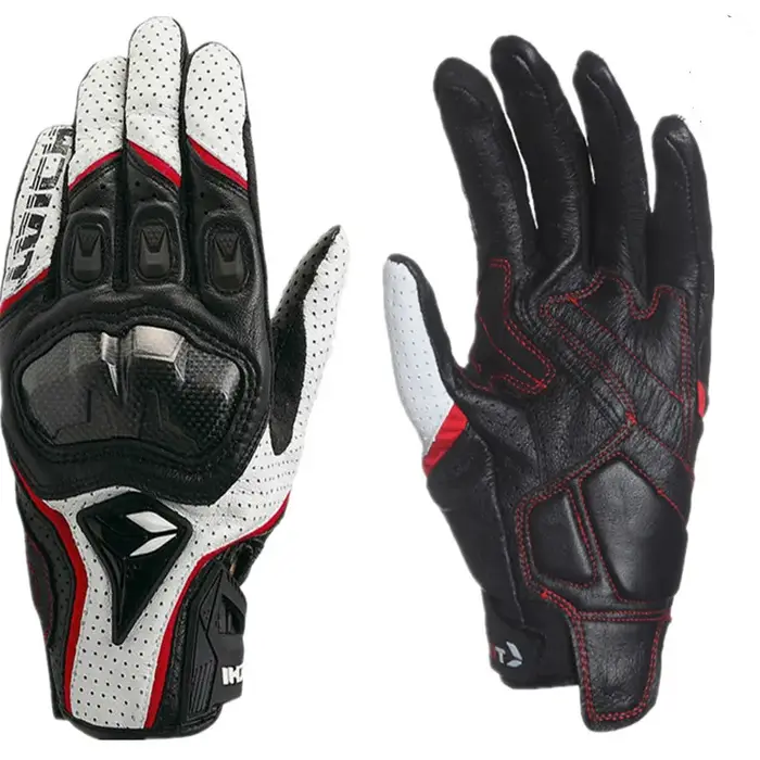 Gants de Moto en cuir véritable pour hommes, gants de course de Motocross RST390 391, printemps-auto