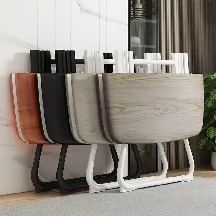 Table à manger pliante Premium 2025, Table carrée Simple et pliable pour petit appartement, Portable