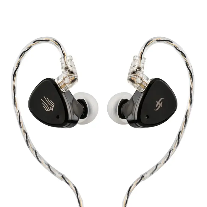SIMGOT-Écouteurs intra-auriculaires à pilote hybride EM6L 1esse + 4BA, oreillettes HiFi IEM avec poi