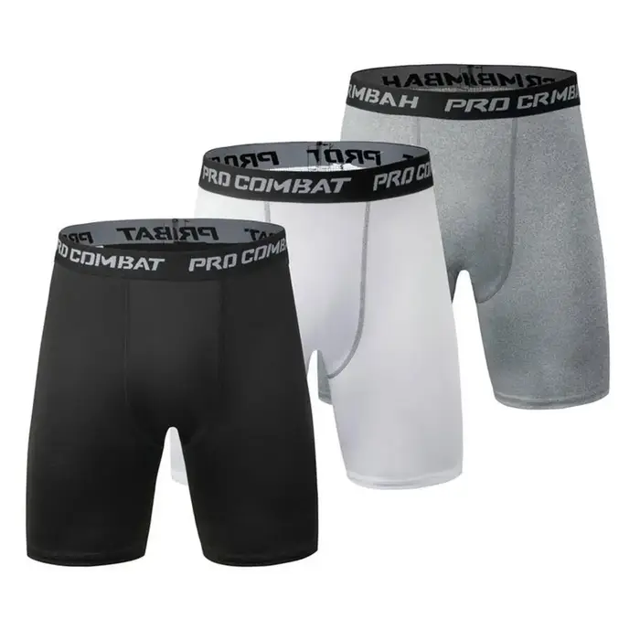 Mannen short de musculation Sport Fitness entraînement Elastische Compressie culotte Leggins pour Ha
