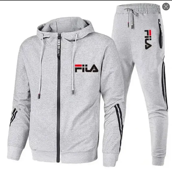 Ensemble de jogging décontracté deux pièces pour homme 2026 : veste zippée d'extérieur printemps-aut