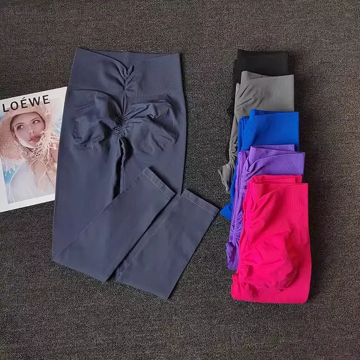 Leggings de Yoga Femmes Haut de Gamme - Collants Push UP Fitness Haute Élasticité Respirants pour Course et Gymnastique