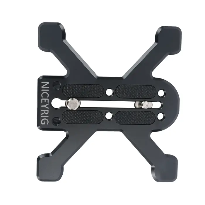 Niceyrig-Support de plaque de base quadrupède de type Arca pour appareil photo reflex numérique, pla