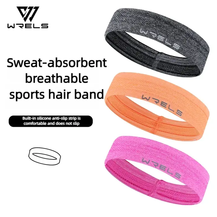 Bandes élastiques artificielles pour sauna absorption de sueur coiffure entraînement yoga course à pied