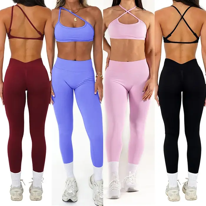 Leggings de Yoga taille haute sans couture pour femmes, séchage rapide, respirant, soutien-gorge de 
