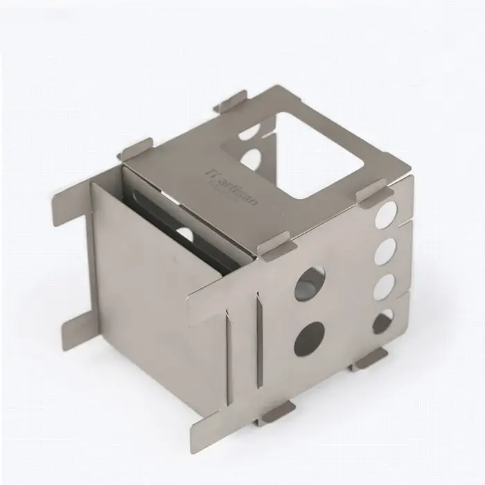 Tiartisan-Poêle à bois pliante en titane EDC, DCBurners, Ustensile de cuisine portable ultraléger, W