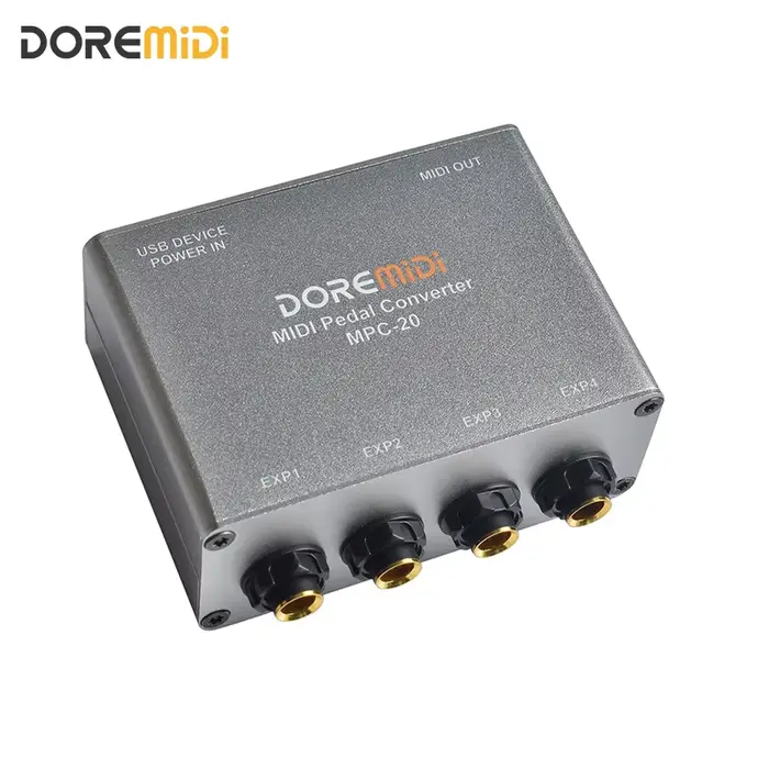 DOREMIDI Expression pédale convertisseur pédale extenseur de maintien MPC-20