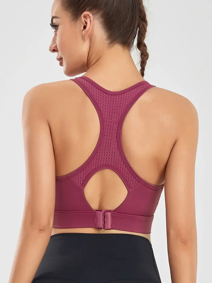 Soutien-gorge de sport sans fil pour femmes, sous-vêtements de course, respirant, résistant aux choc
