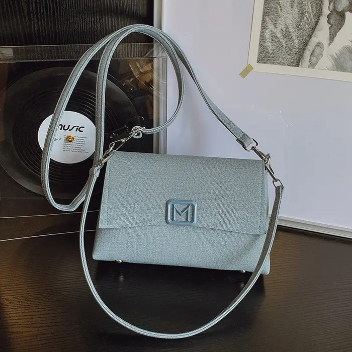 Sac à bandoulière classique pour femme en cuir véritable - Sac à bandoulière de créateur célèbre, ma