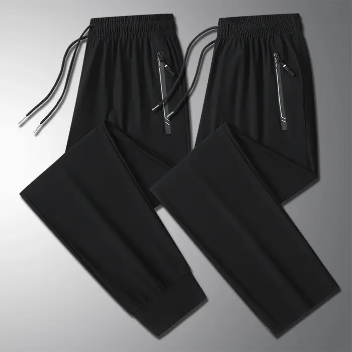 Pantalon de course Jogging décontracté été mince élastique pantalons de survêtement séchage rapide g