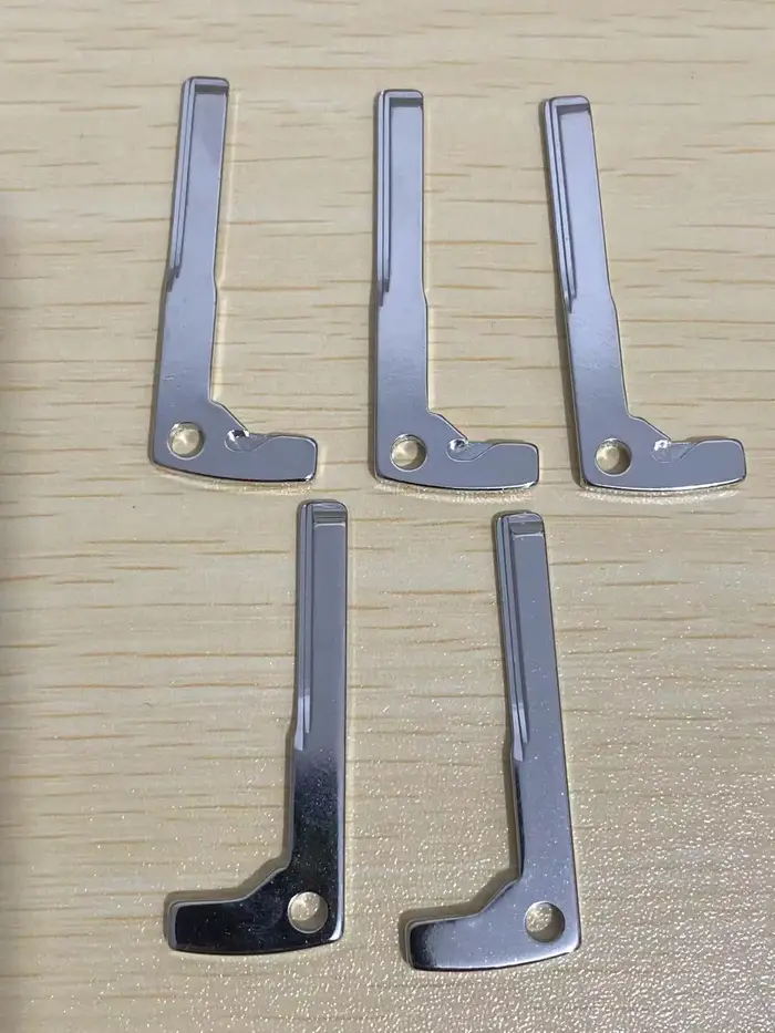 Keychannel 10 pièces Lame de clé de voiture d'urgence HU64, lame vierge pour clé intelligente, pour 