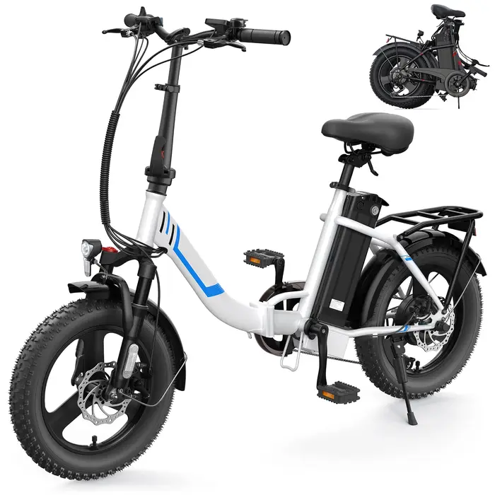 Vélo électrique Fat Opathy pour adultes, vélo électrique pliant, batterie perfective 48V, 20MPH, 3.0