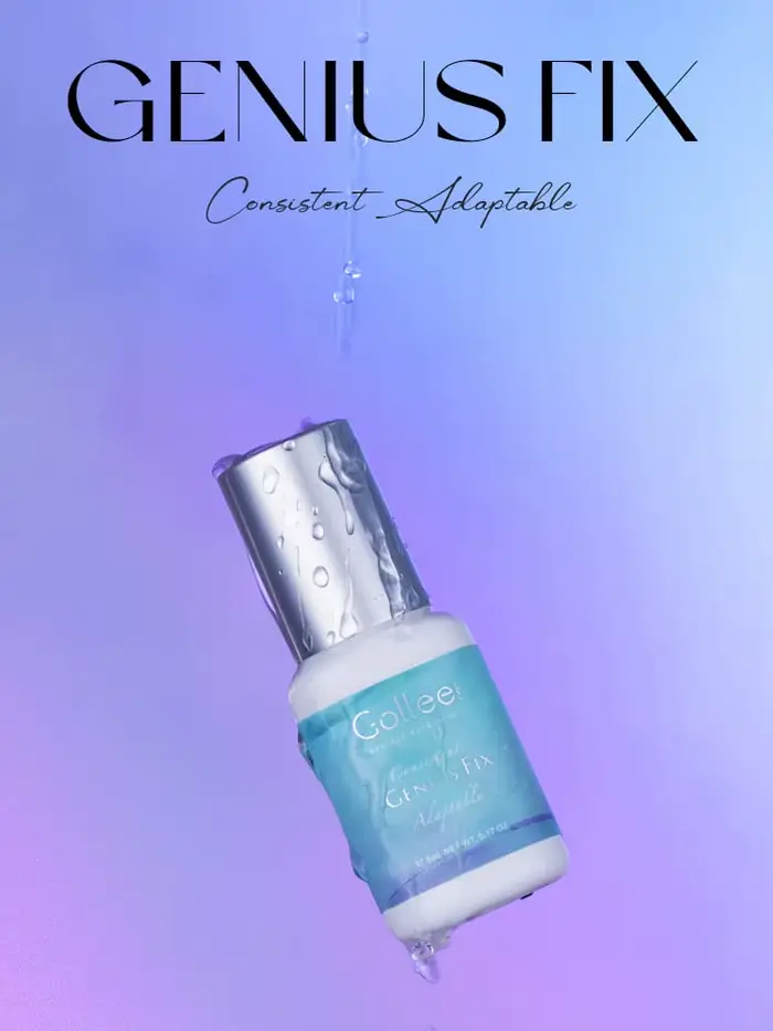 Gollee – adhésif Genius Fix, premier colle pour extensions de cils, tous temps au monde, réglage rap