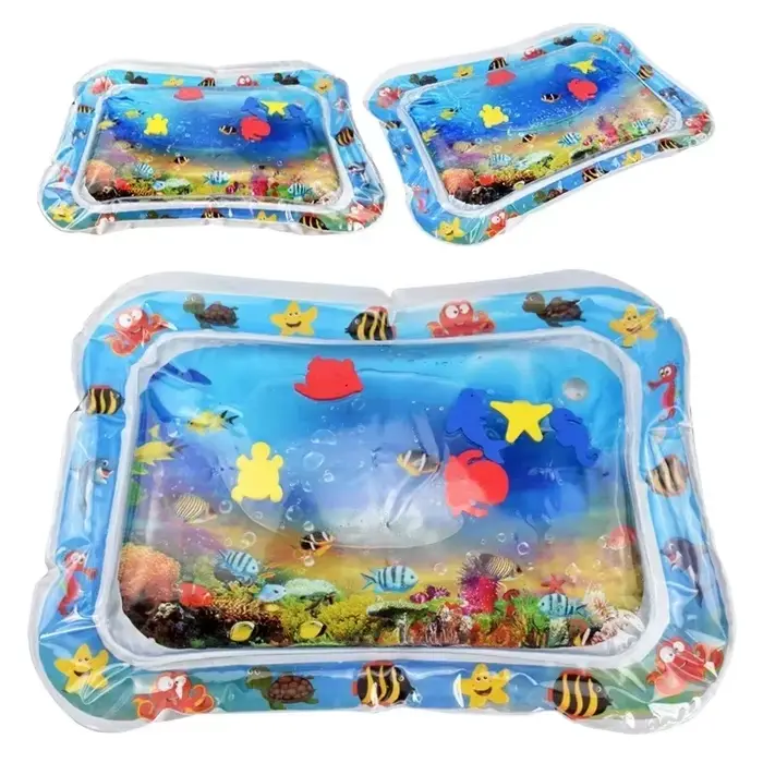 Tapis de jeu d'eau pour bébé coussin gonflable en PVC pour nourrissons temps du ventre coussin d'eau pour enfants jouets d'activité de développement éducation précoce occasions spéciales