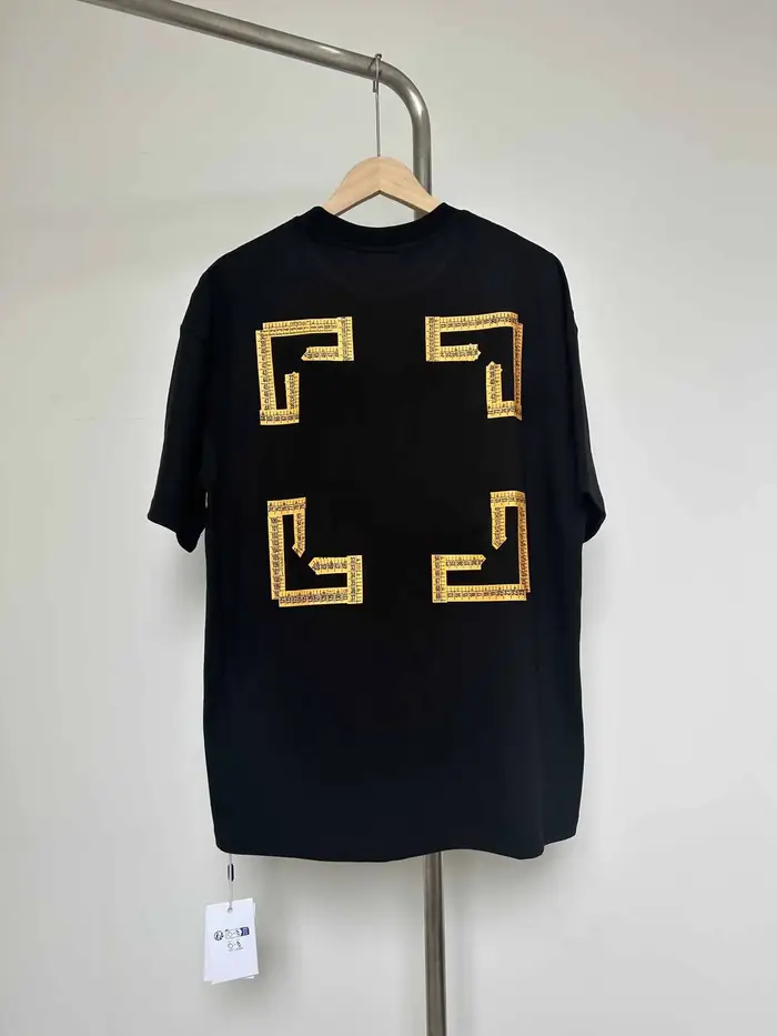 T-shirts pour femmes et hommes 2025ss C/O Tape Measure avec logo imprimé « Arrow », style hip-hop st