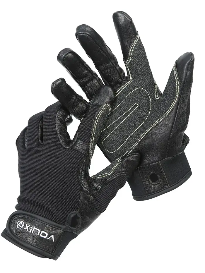 Gants de Plein Air pour Équipe de Sauvetage, Équipement Xinda SRT, de Descente, Corde d'Entraînement
