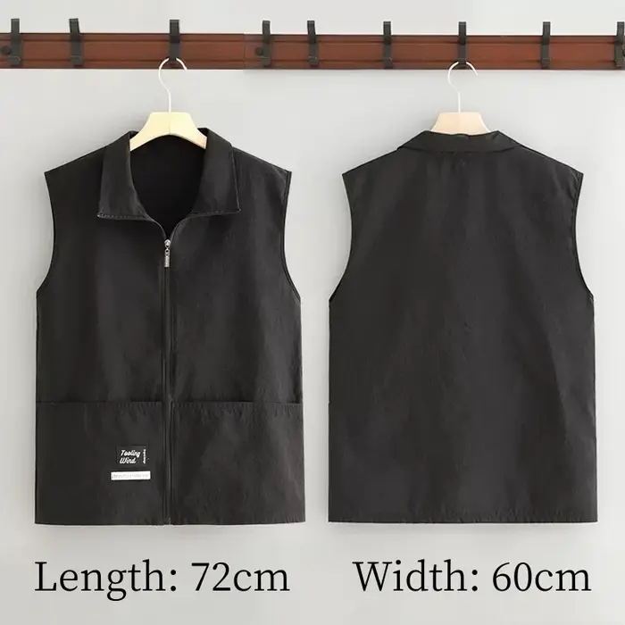 Vêtements de travail d'été, gilet anti-éclaboussures, tablier de serveur de restaurant, blouse de ja