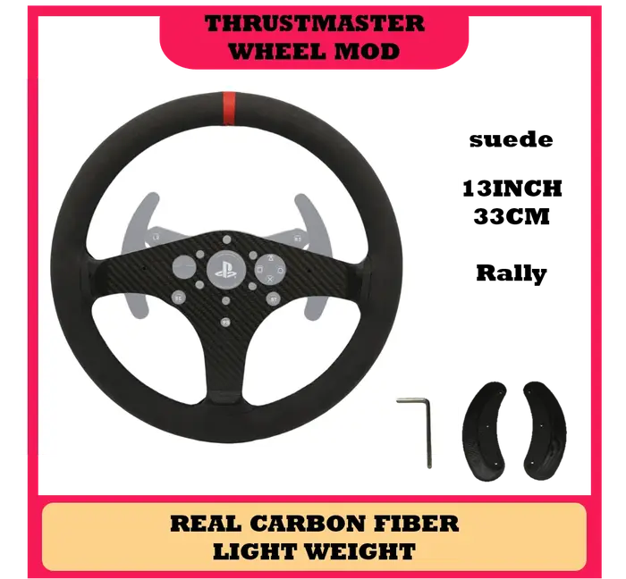 SIMPUSH Racing-Volant de rallye pour Thrustmaster, MOD DIY, SIMRACING Racing, T300RS, T300ighTightTi