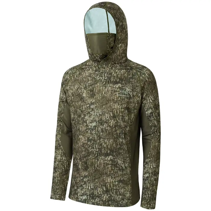 Bassdash-Chemises de chasse à manches longues pour hommes, sweat à capuche de pêche camouflage, Udis