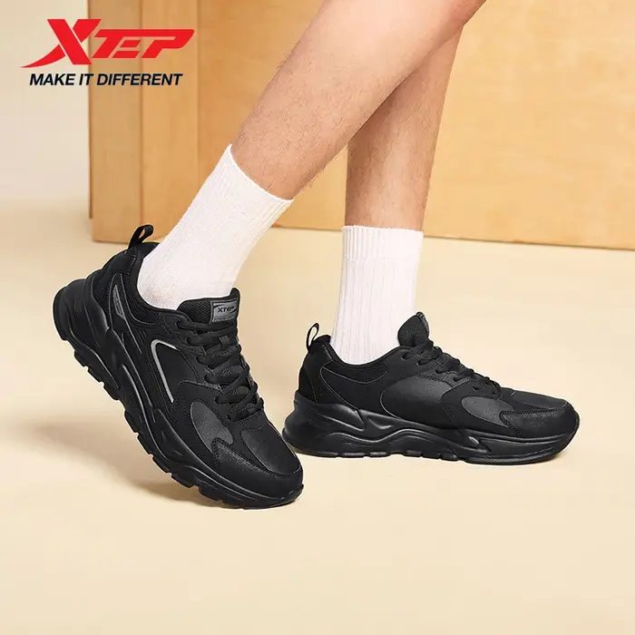 Xtep chaussures décontractées pour hommes 2025 hiver Style de rue coussin léger résistant à l'usure 