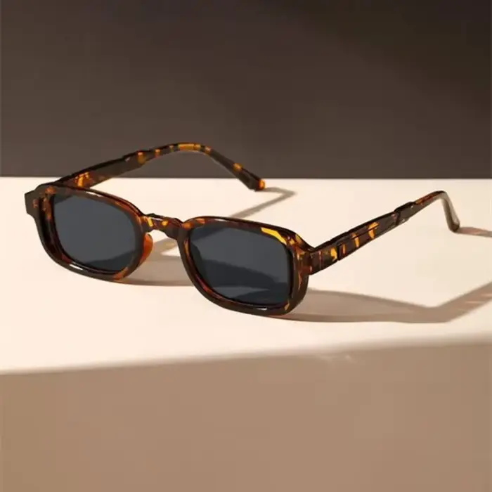 Lunettes de soleil rectangulaires luxueuses pour femmes, ovales, Vintage, marque de styliste, carrée