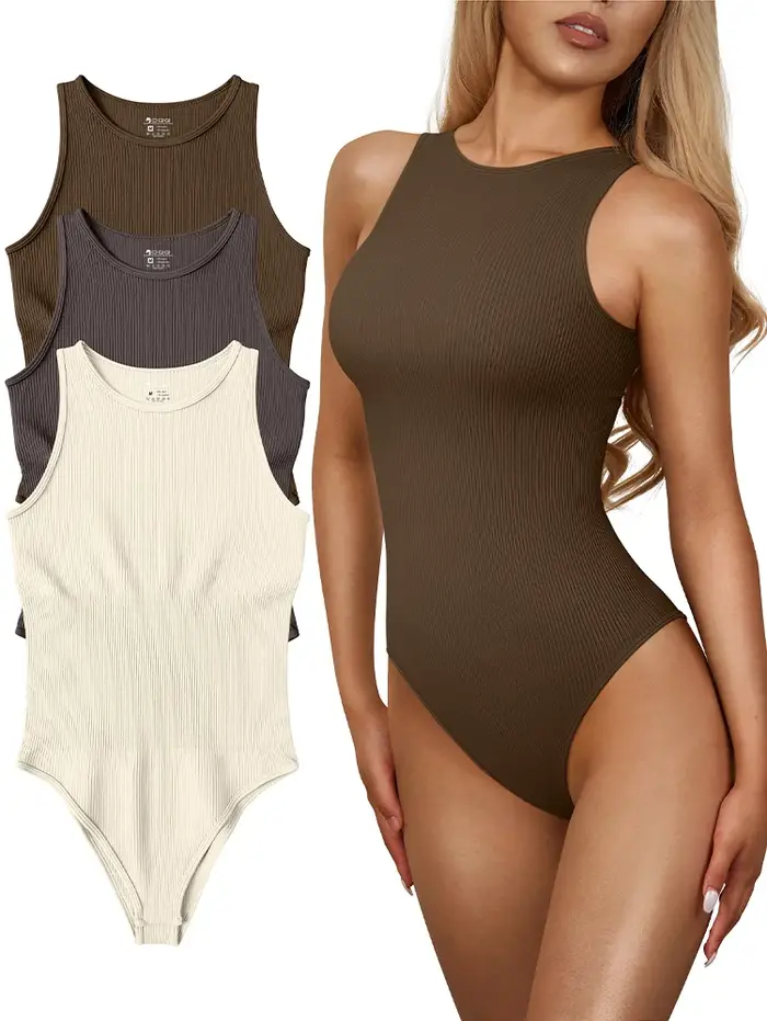 Combinaison batterie col rond femme : yoga, streetwear, shaper - élasticité haute et confort fibre
