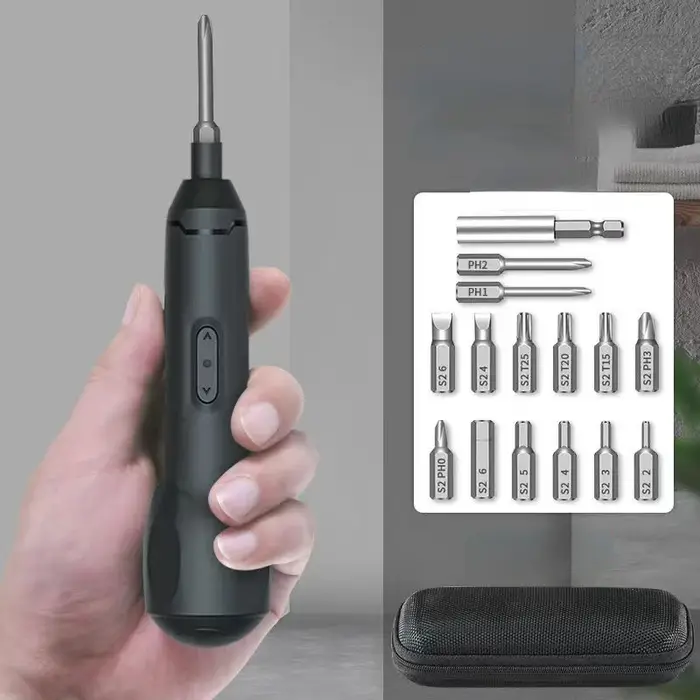 ATA JIA-Mini tournevis électrique sans fil aste, outil à main multifonction pour la maison