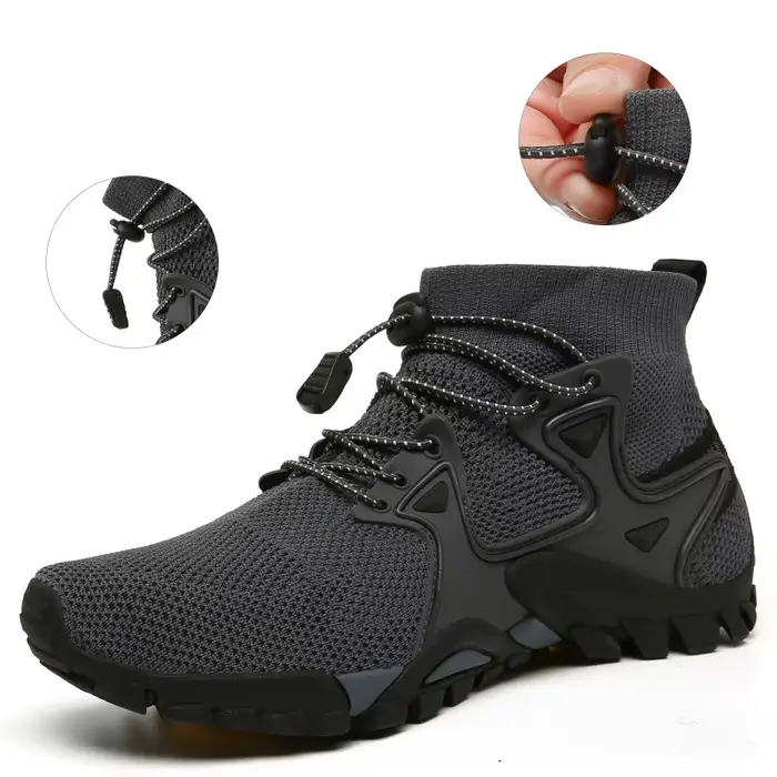 Chaussures pour hommes marche 2023 été nouvelles bottes hautes respirant maille alpinisme en plein a