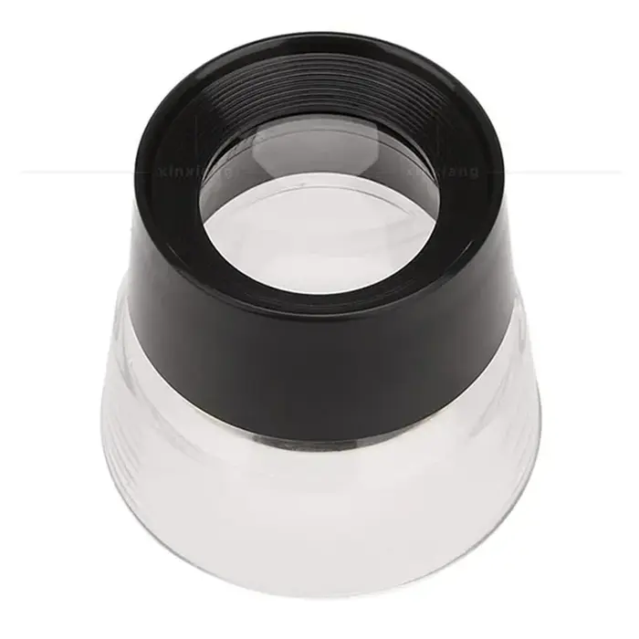 Loupe optique haute définition cylindrique 10X 30Mm, pour la lecture de livres, bijoux, Textile d'id