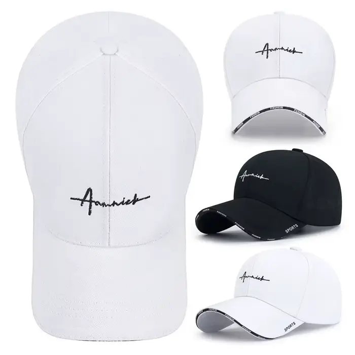 Chapeaux de soleil respirants et réglables en coton, casquette de baseball de couleur unie, protecti
