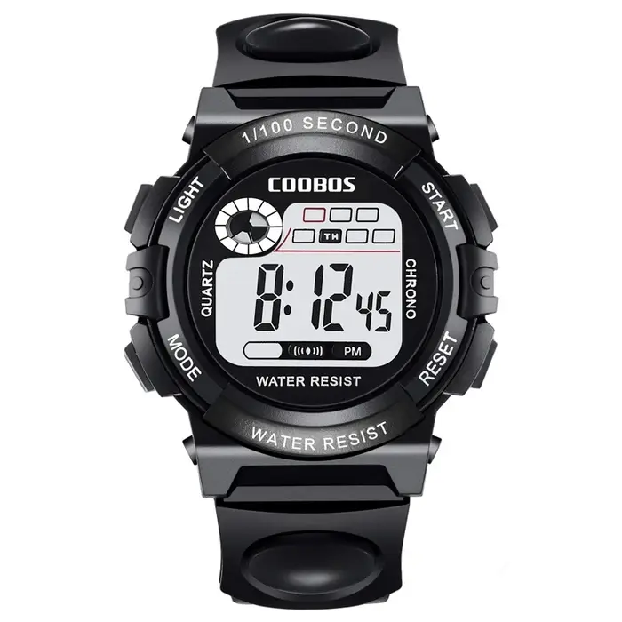 Montres de sport pour enfants, montres numériques LED à la mode pour enfants, bracelet en silicone, 