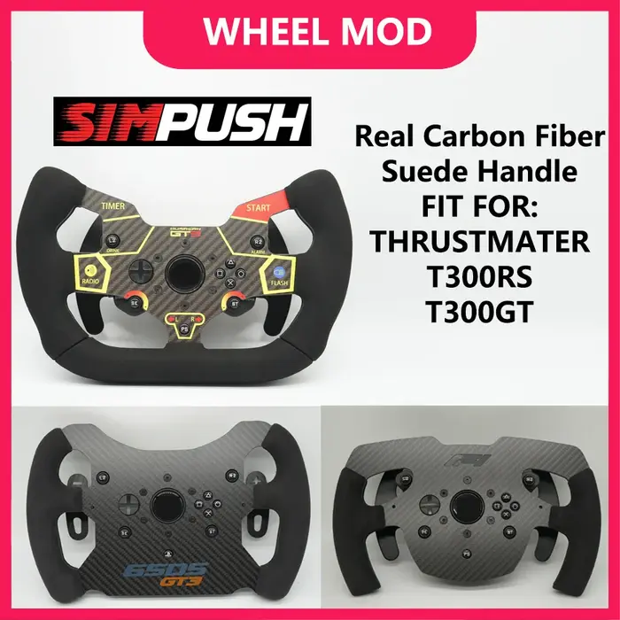 SIMPUSH-MOD de roue de course SIM F1 GT3, SIMRACING pour Thrustmaster T300RS T300, observateur