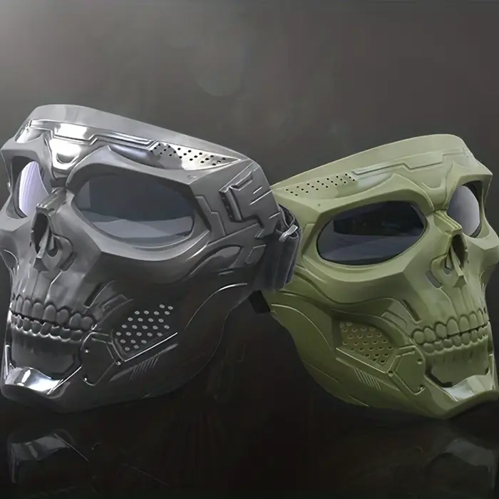 Masque de crâne de moto, lunettes coupe-vent, lunettes d'équitation pour sports de plein air, access