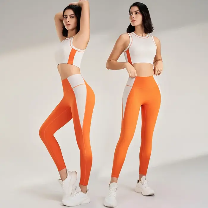 Tenue de yoga femme à séchage rapide - Combinaison fitness avec pantalon serré