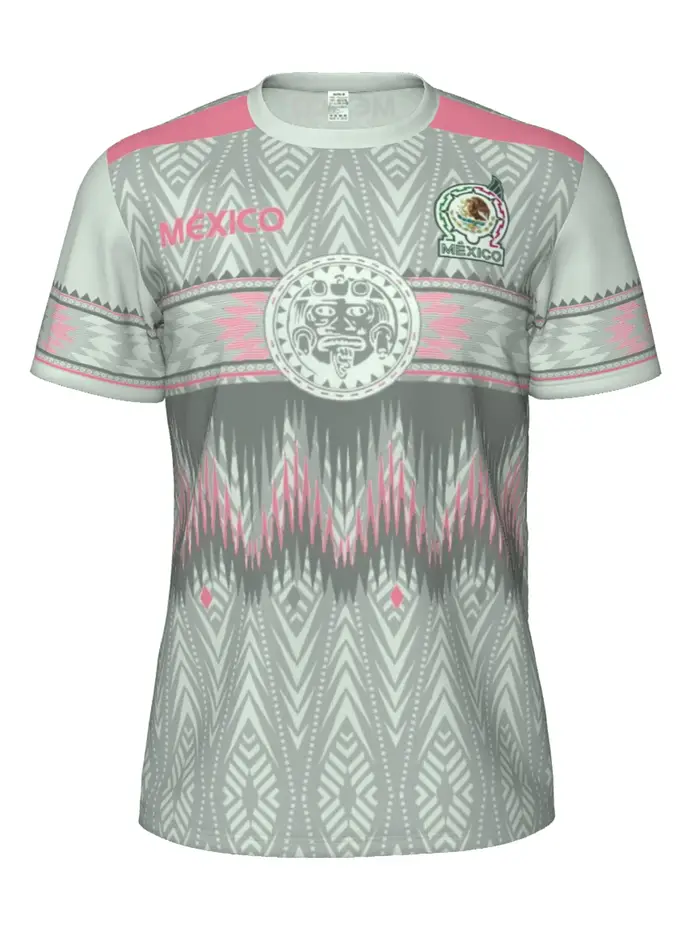 Maillot de football du Mexique pour hommes, maillot de football respirant à manches courtes, style é