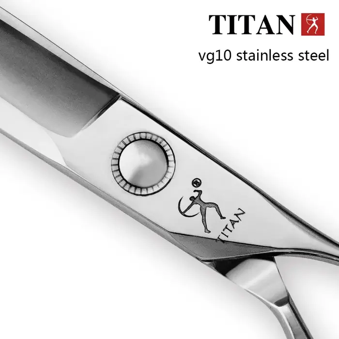 Titan ciseaux de coiffure professionnels ciseaux de coiffeur 6.0 pouces vg10 acier inoxydable coupe 