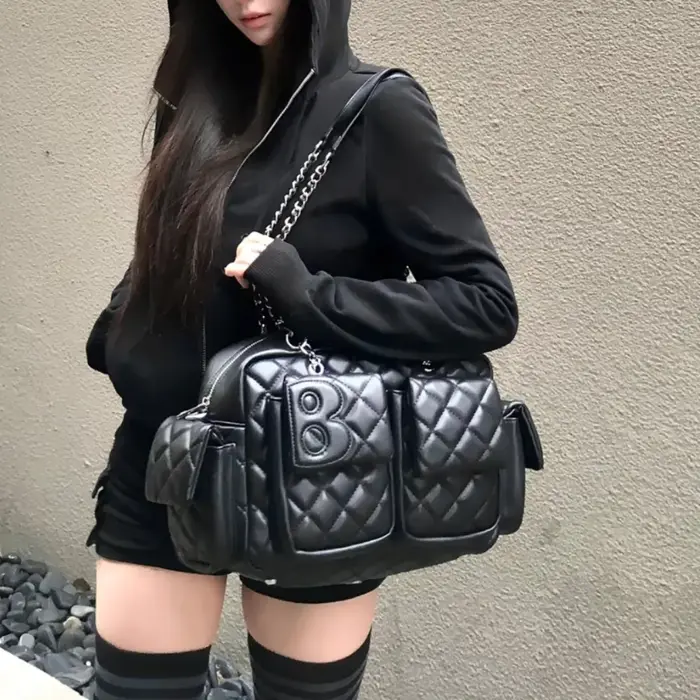 Sac à bandoulière classique de créateur pour femme, sac à langer de luxe grande capacité, sac fourre