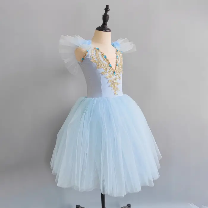 Jupe de Ballet pour filles, Costume de Ballet professionnel pour enfants, jupe TUTU de spectacle, ju